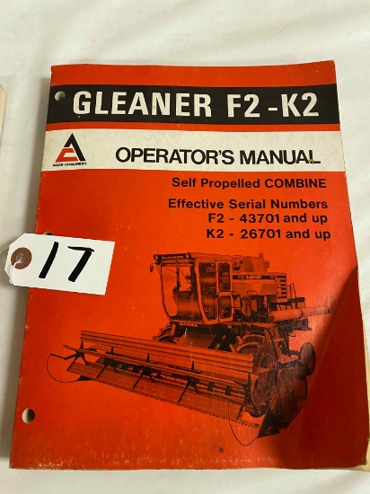 Gleaner F2-K2 manual