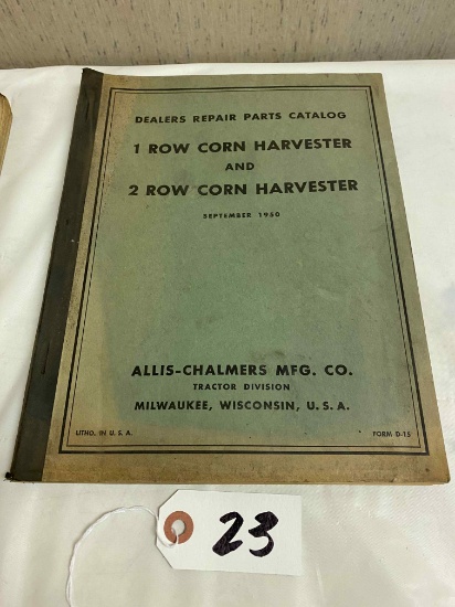 AC 1 and 2 row corn harvester manual