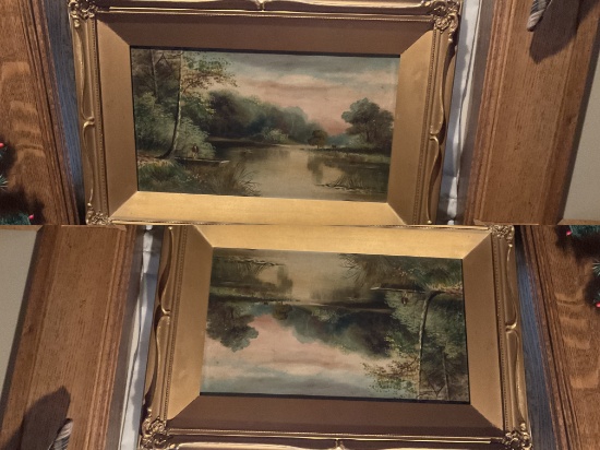 Pair of Oil Paintings