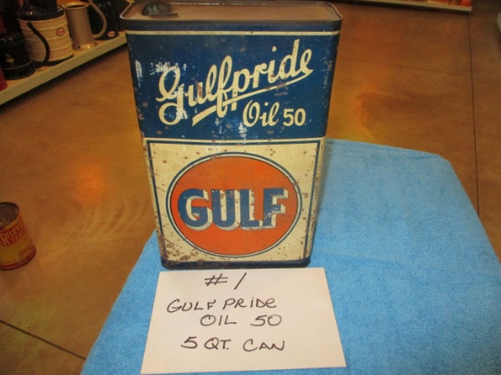 Gulf Pride Oil 50 5-qt can