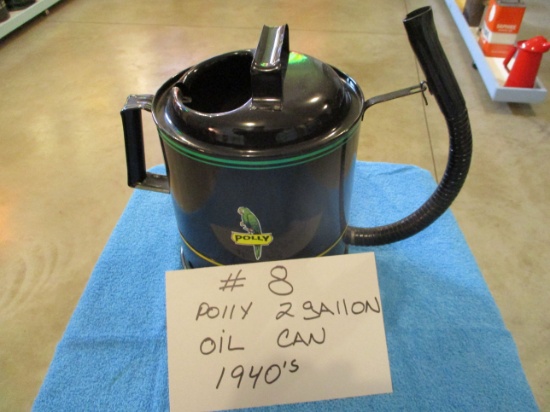 Polly 2-gal oil can 1940’s