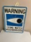 Warning Crime Watch Neighborhood Metal Sign 24