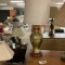 Brass Lamp w/ Wood Base