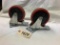 2 Large Caster wheels