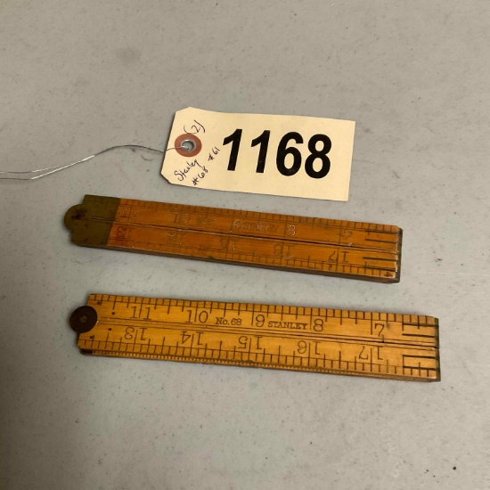 2 Stanley Folding Rules #68, #61