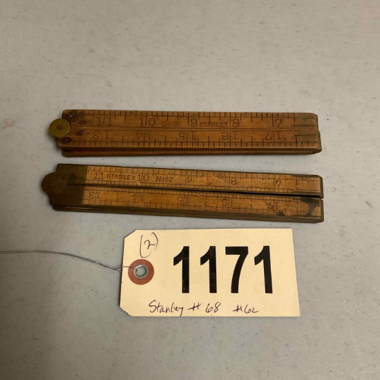 2 Stanley Folding Rules #68, #62