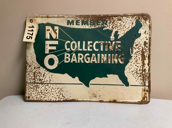 NFO Member Metal Sign