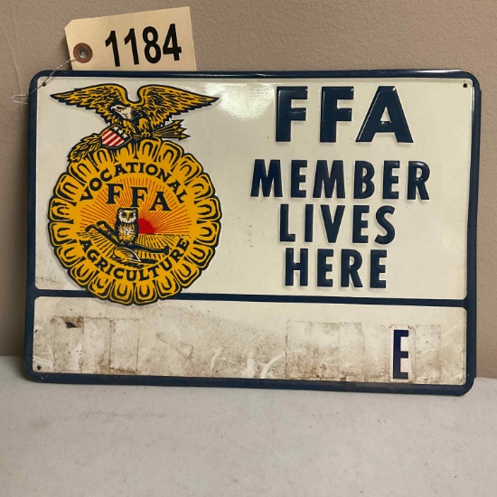 FFA member Metal Sign 13.5x9.5