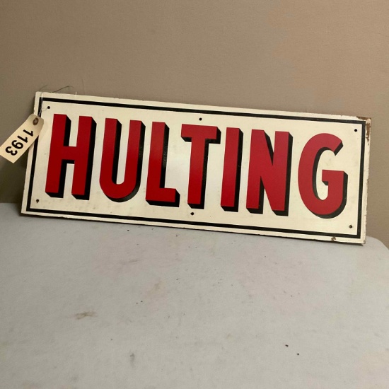 Hulting Seed 24"x9" Masonite Sign