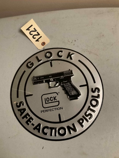 Glock Safe Action Pistols Tin Sign 11" Diameter