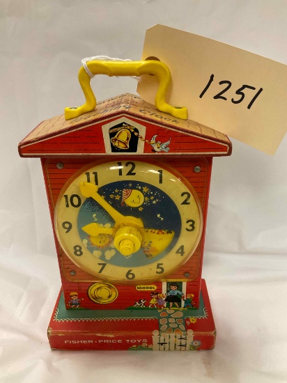 Fisher Price Wind Up Clock - Works
