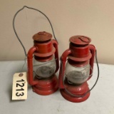 Pair of Dietz Lanterns