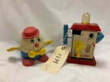 Fisher Price Perky Pot & Humpty Dumpty - Both Work