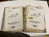Binder of Overum Sweden Plow Parts Lists