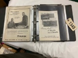 Binder of Asst Farm Advertising