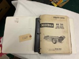 Binder of New Idea Spreader & Grain Elevator Manuals