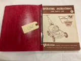 Binder of Yardman Mowers