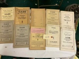 10 Asst Case Manuals