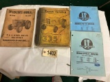 4 Minneapolis Moline Manuals