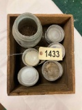 Wood Nail Box/Jar/Zinc Lids
