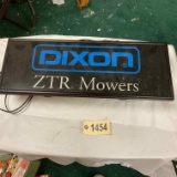 Dixon ZTR Mower Lighted Sign
