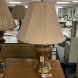 Wood & Brass Lamp