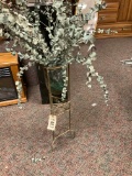 Iron & Glass Plant Stand