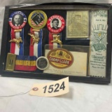 Small Case Campaign Buttons