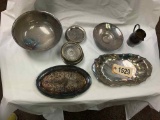 Silverplate Bowl/Trays/Pitcher/Coasters