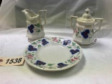Iroquois Cream/Sugar/Plate