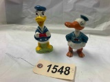2 Donald Duck Figurines
