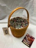 Longaberger 197 Sm Berry Basket w/ liner & Protector