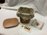Longaberger 10 Year Horizon of Hope w/ Lid, Liner & Protector