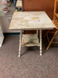 Square Stand w/ Turned Legs