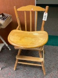 Wooden High Chair