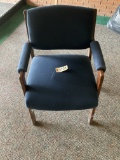 Blue Upholstered Office Chair