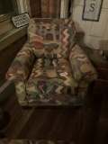 Aztec Print Upholstered Chair