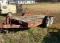 2004 Top Brand 20' red tillt flatbed trailer, w/ tilt