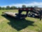 2001 LTE tandem axle gooseneck equip. trailer, 20' deck, 8' deck over, fold-up ramps, dovetail, 1200