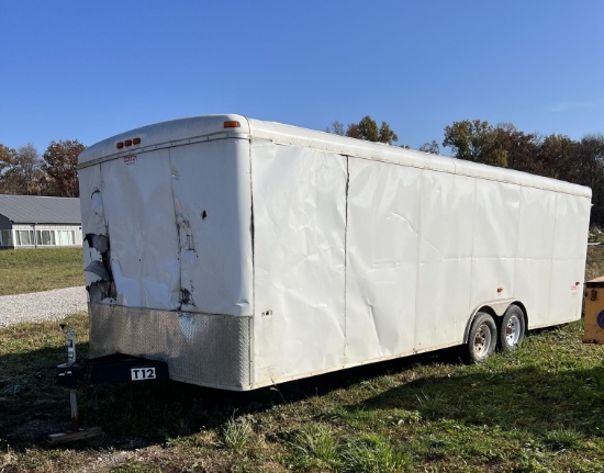 2014 Haulmark enclosed trailer, 7000GVW, VIN#5NHUHAZ21EW067129