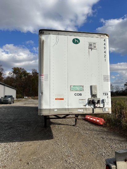 2005 Great Dane 53' enclosed semi-trailer, GVW 68000lb., VIN#0988