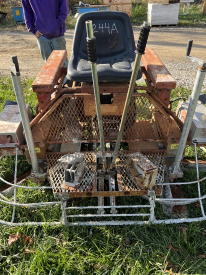 Allen Concrete Riding Trowel w/ Onan Eng.