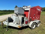 LF Geroge E3000 ground heater, pull type, tandem axle w/ Kubota eng.