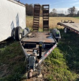 2012 Titan tandem axle equip. trailer, w/ ramps & ball hitch, 14' x 7', VIN#56311721CM000848