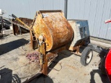 Stone pull-type Mortar Mixer w/ 8hp. Honda motor