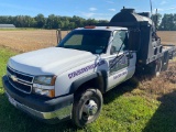 2007 Chevy 3500, Asphalt app., Emglo air compressor, 23,428mi., runs
