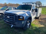 06 Ford F-450, Dsl., single cab, 9' Reading utility bed, TMU, as-is, VIN#6426
