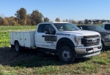 2019 Ford F-550, crew cab, Reading utility bed, 38,328mi., runs