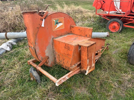 Kools Brothers silage blower w/ piping