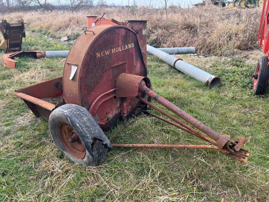 N.H. 23 pull type silage pto, blower, SN.1350